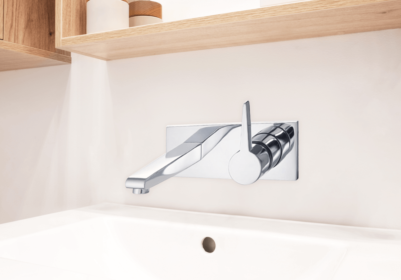 德築建設-築米衛浴採用高質感壁面出水